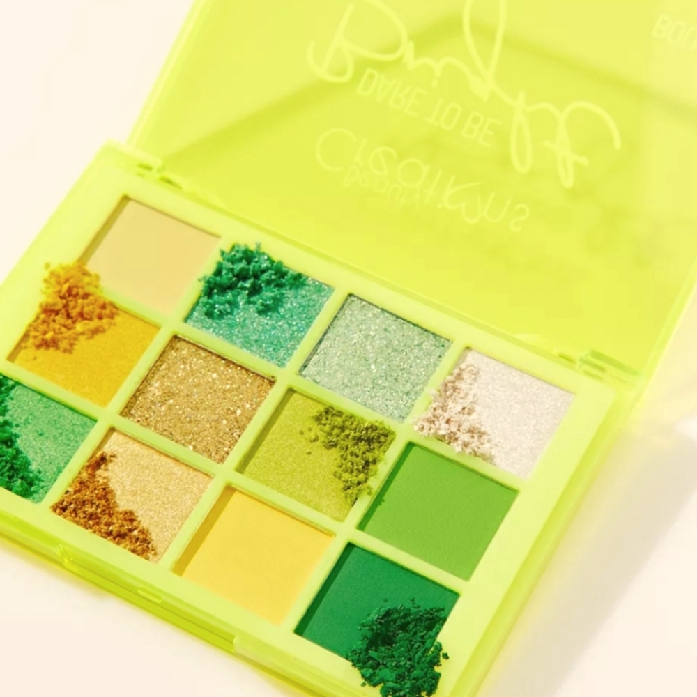 BNIB Beauty Creations Dare to be Bright Boujee Eye Shadow Palette Makeup Neon